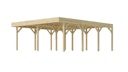 Vorschaubild Weka Doppelcarport mit Dachbegrünung 644 x 718 cm - Leimholz