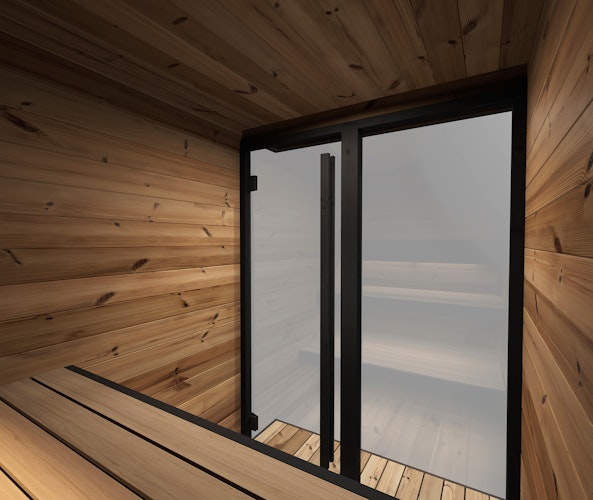 Weka Design Saunahaus Viira 1 mit Thermoholz - 40 mm Weka Design Saunahaus Viira 1 mit Thermoholz - 40 mm