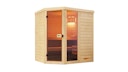 Vorschaubild Weka Massivholz-Elementsauna Laukkala 2 mit Glastüre+Fenster - 38 mm mit Eckeinstieg