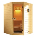 Vorschaubild Weka Massivholz-Elementsauna Laukkala 1 mit Glastüre - 38 mm mit Eckeinstieg