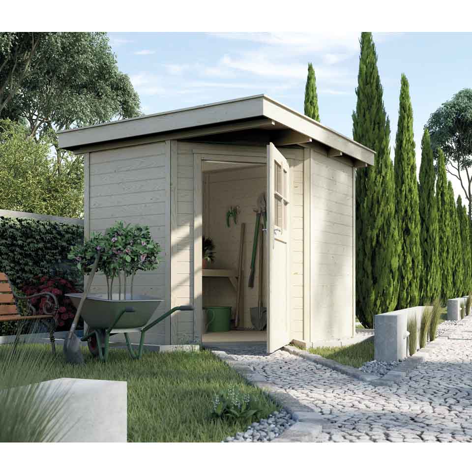 Weka 21 mm Gartenhaus 229 Eckhaus