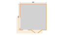 Vorschaubild Weka Design Gartenhaus Pure Garden Amberley mit Massivholz-Doppeltür - 44 mm