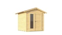 Vorschaubild Weka Gartenhaus 224 A inkl. moderner Design-Doppeltür - 21 mm