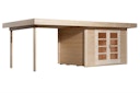Vorschaubild Weka Designhaus 126 B+  inkl. 300 cm Anbau und extra hoher Tür - 28 mm
