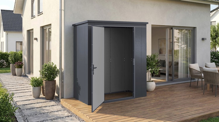 Weka Metall-Gerätehaus Gary 1-9