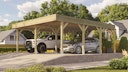 Vorschaubild Weka Doppelcarport mit Dachbegrünung 644 x 718 cm - Leimholz