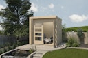 Vorschaubild Weka Design Gartenhaus 262 A mit Doppeltür - 21 mm
