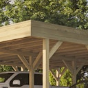Vorschaubild Weka Doppelcarport mit Dachbegrünung 644 x 718 cm - Leimholz