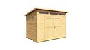 Vorschaubild Weka Gartenhaus 264 mit Oberlichtern - 21 mm