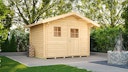Vorschaubild Weka 45 mm Gartenhaus 131 mit Vordach (60 cm)