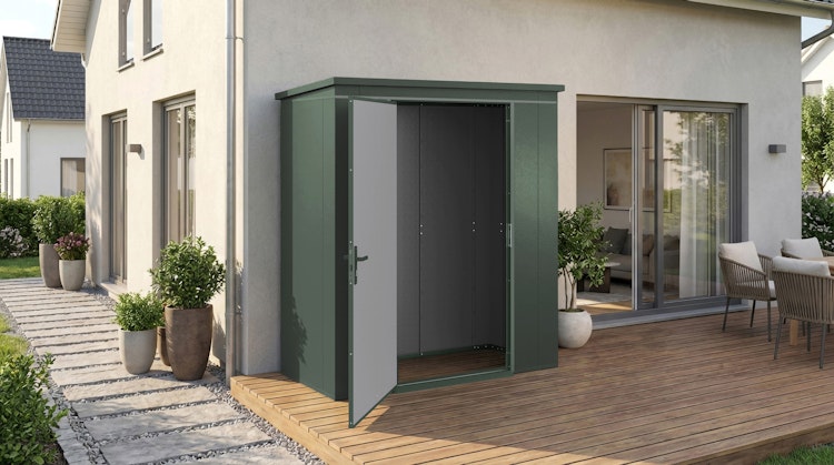 Weka Metall-Gerätehaus Gary 1-9