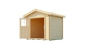Vorschaubild Weka 28 mm Gartenhaus Premium 28 mit Vordach (20 cm)