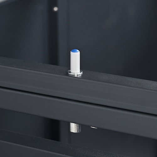 Weka Metall Mülltonnenbox Gary (für 1-4 Mülltonnen)