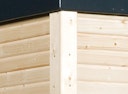 Vorschaubild Weka Gartenhaus Designhaus Cubilis 2.0 mit Lamellenelementen - 45 mm 