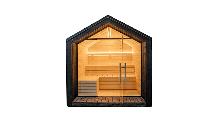 Weka Design Saunahaus Luua mit Thermoholz - 175 mm (Lieferung vormontiert) Weka Design Saunahaus Luua mit Thermoholz - 175 mm (Lieferung vormontiert)