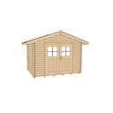 Vorschaubild Weka Gartenhaus Premium45 mit Vordach (20 cm)