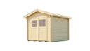 Vorschaubild Weka 28 mm Gartenhaus Premium 28 mit Vordach (20 cm)