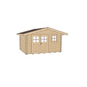 Vorschaubild Weka 45 mm Gartenhaus 136 mit Vordach (60 cm)