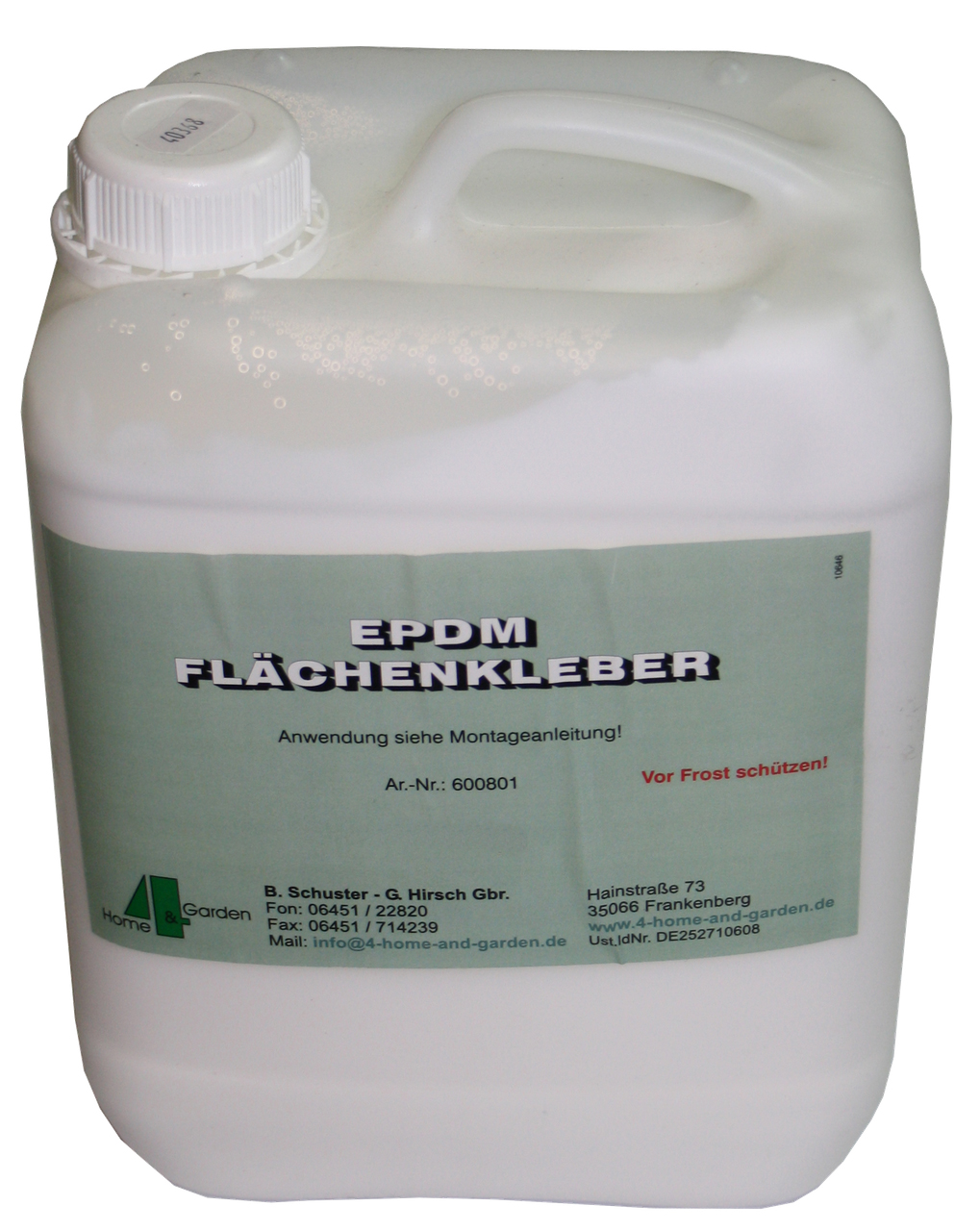 Flächenkleber für EPDM Folien zur Flächenverklebung auf Holz