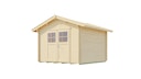 Vorschaubild Weka 28 mm Gartenhaus Premium 28 mit Vordach (20 cm)
