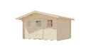 Vorschaubild Weka 28 mm Gartenhaus 110 mit Vordach (60 cm)