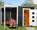 Vorschaubild Weka Designhaus 413 A 45 mm inkl. 150 cm Anbau