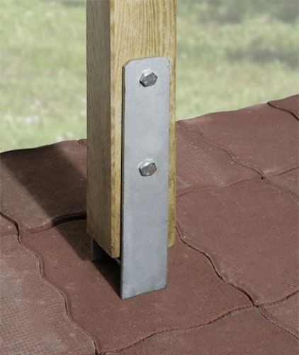 Weka H-Anker-Set für Carport Optima Duo Gr. 3 (15 Anker für 12 x 12 cm Pfosten)
