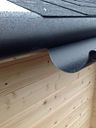 Vorschaubild Traufstreifen aus PVC 270x12cm Farbe schwarz
