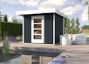 Vorschaubild Weka Gartenhaus Designhaus wekaLine 172 mit Vordach (50 cm)