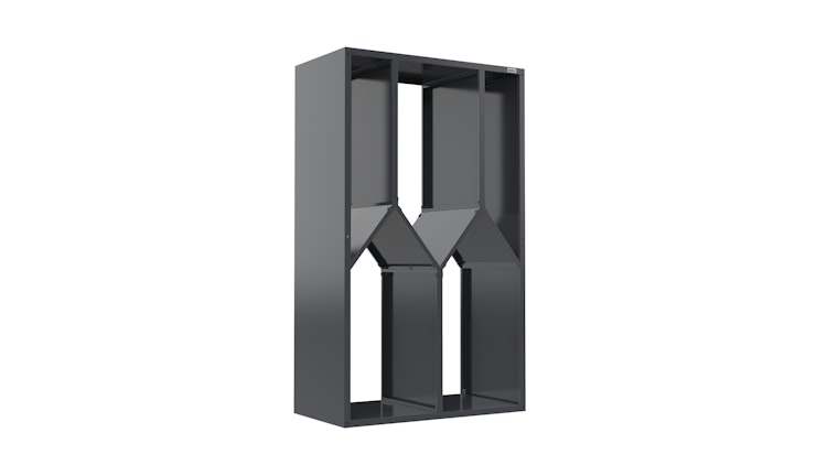 Weka Metall Brennholzregal Gary