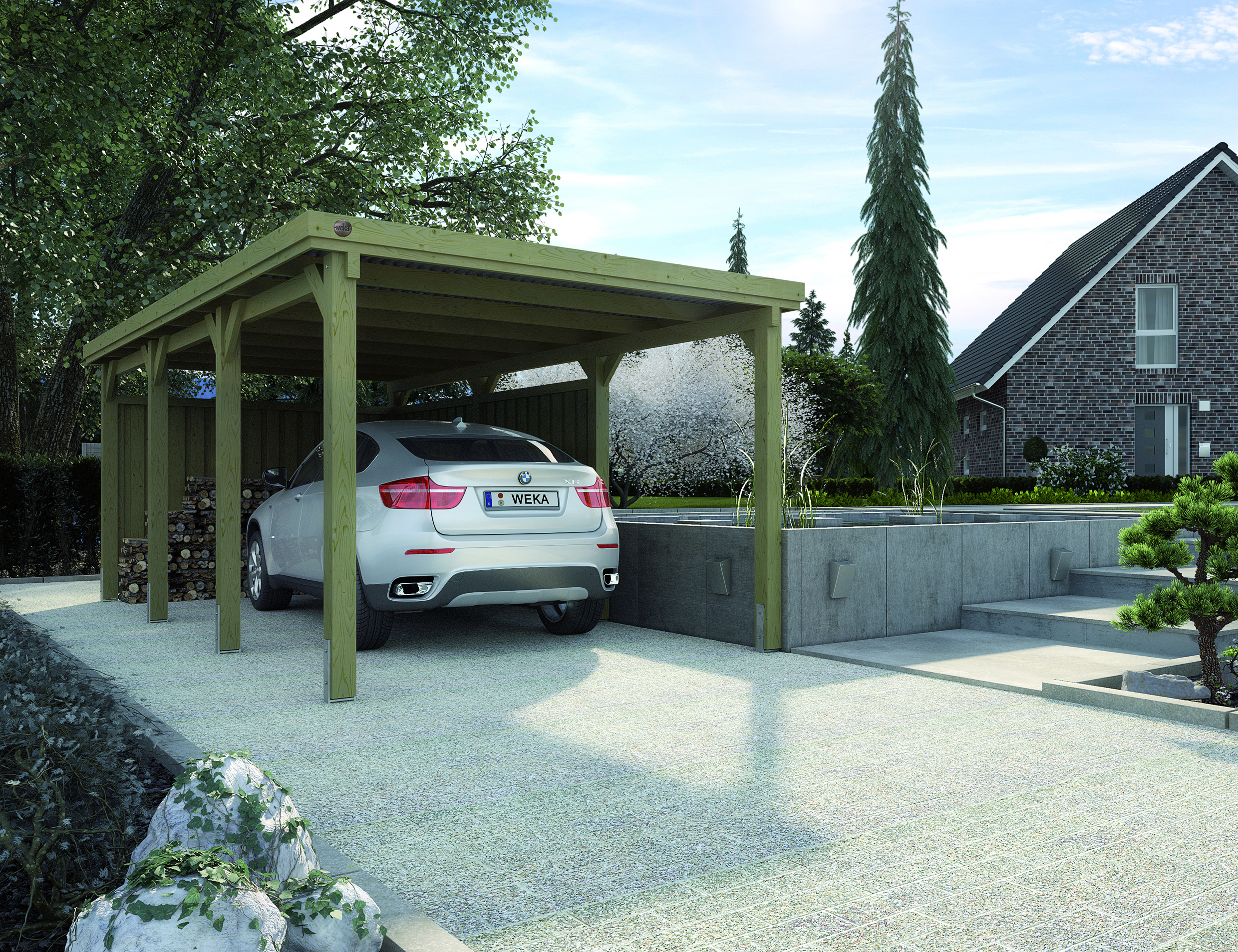 Weka Einzelcarport 617