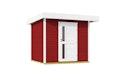 Vorschaubild Weka Gartenhaus Designhaus 172 mit Vordach (50 cm) und Design-Einzeltüre