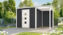 Vorschaubild Weka Designhaus 413 A 45 mm inkl. 150 cm Anbau