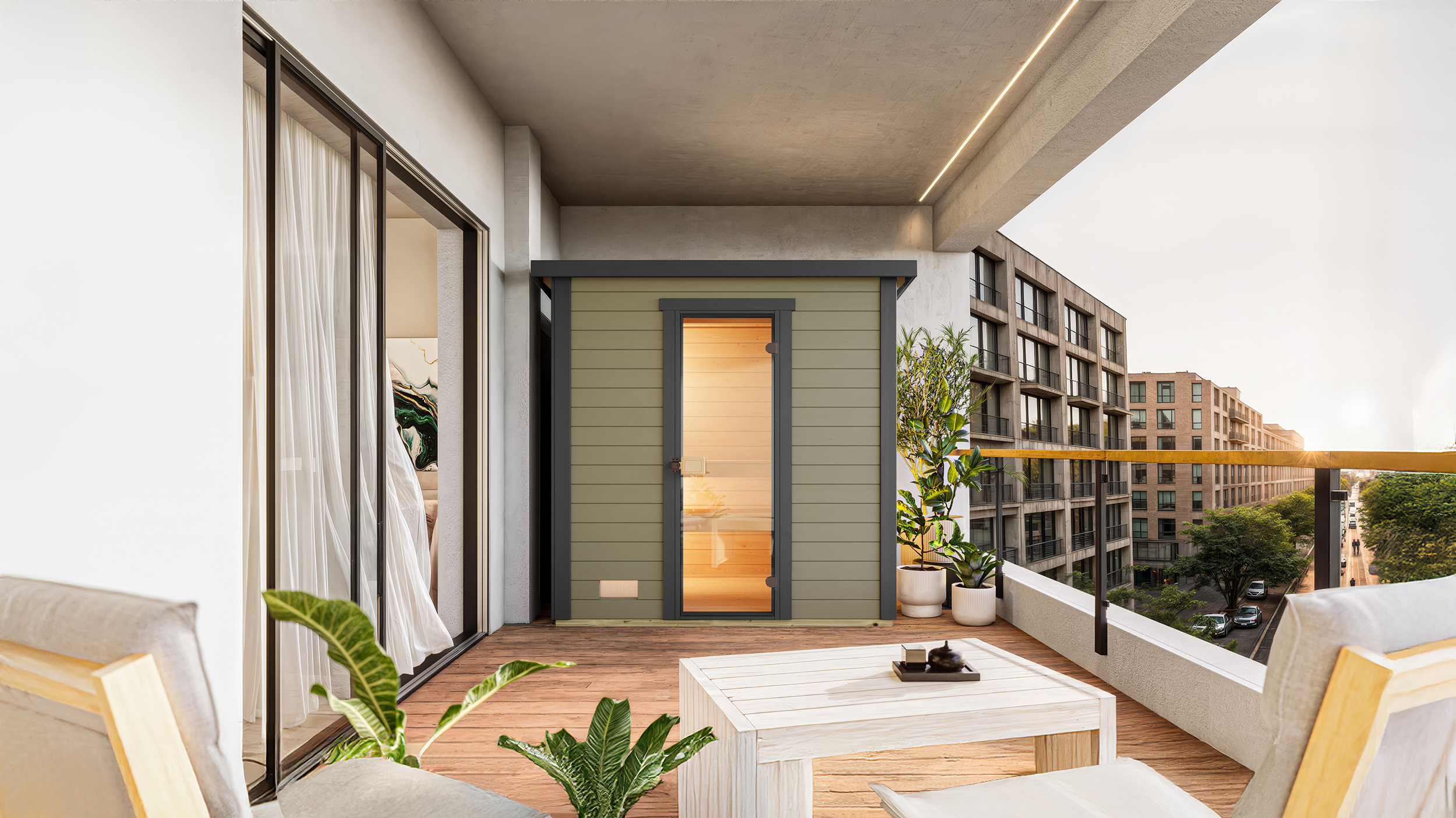 Weka Saunahaus Kaapi 1 - 40 mm