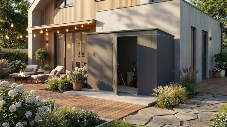 Weka Metall-Gerätehaus Gary 1-9