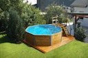 Vorschaubild Weka Massivholzpool 593 B Gr. 2, Sparset - 45 mm - 471 x 571 cm