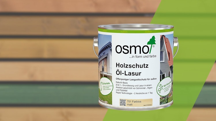 Osmo Holzschutzfarben für Außenbereich (Landhausfarbe & Holzschutz Öl-Lasur) Osmo Holzschutzfarben für Außenbereich (Landhausfarbe & Holzschutz Öl-Lasur)