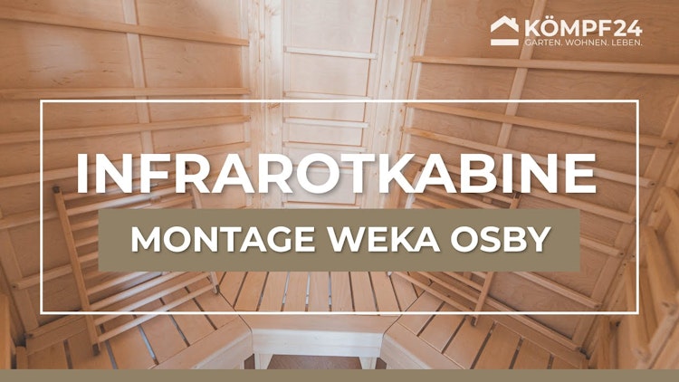 Weka Infrarot Wärmekabine Hamina Gr. 1 inkl. Linienstrahler Weka Infrarot Wärmekabine Hamina Gr. 1 inkl. Linienstrahler