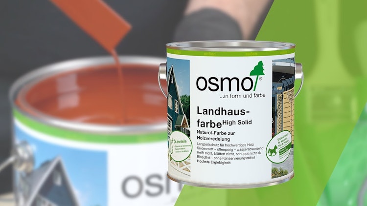 Osmo Holzschutzfarben für Außenbereich (Landhausfarbe & Holzschutz Öl-Lasur) Osmo Holzschutzfarben für Außenbereich (Landhausfarbe & Holzschutz Öl-Lasur)