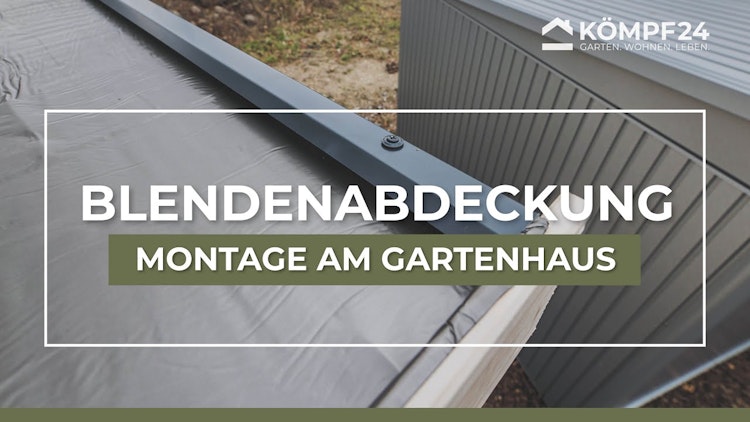 Blendenabdeckung für Gartenhäuser anthrazit (1 Stück, Typ 1b bis 30 mm Breite) Blendenabdeckung für Gartenhäuser anthrazit (1 Stück, Typ 1b bis 30 mm Breite)